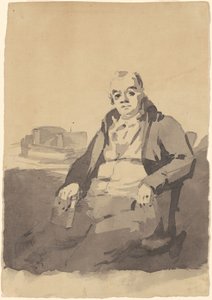 Homem segurando um livro [reto] de Thomas Sully