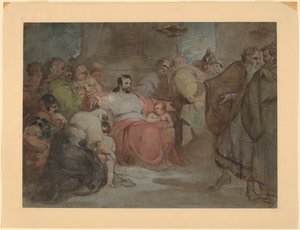 Sofrer as criancinhas de Thomas Sully