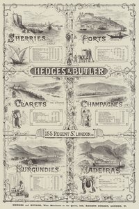Anúncio, Hedges and Butler