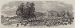 Festa no Norton Hall, o assento de C Cammell, Esquire