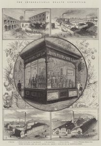 A Exposição Internacional de Saúde, Provisões Estanhadas, Rações do Exército e da Marinha, etc, Messers J Moir e Filho, 148, Leadenhall-Street