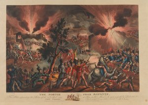 O Sortie de Bayonne, 1814 de Thomas Sutherland