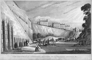O cemitério de Liverpool, o sr. Huskissons Grave etc, 1831.