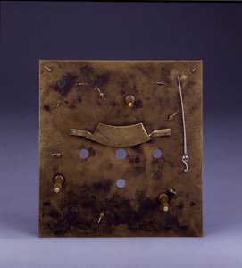 Detalhe de um relógio em miniatura impressionante, no. 222, c.1695 de Thomas Tompion