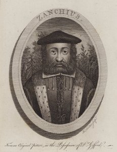 Girolamo Zanchi, clérigo italiano da Reforma Protestante (gravura)