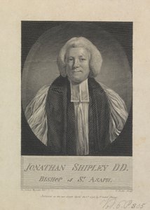 Jonathan Shipley, Bispo de St. Asaph