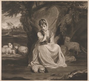 Sra. Frances Ann Crewe como St. Genevieve de Thomas Watson