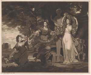 Retrato de Barbara Beresford, Elizabeth Gardiner e Anne Townshend como as Três Graças