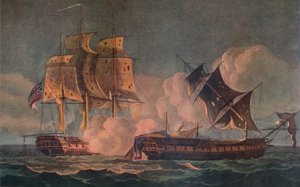 Captura do Forte, c1800 de Thomas Whitcombe