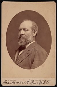 Retrato de James Abram Garfield 1831-1881, junho de 1880.