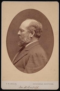 Retrato de James Abram Garfield 1831-1881, junho de 1880.