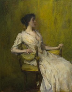 Dama de Branco de Thomas Wilmer Dewing