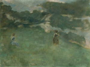 O tordo eremita de Thomas Wilmer Dewing