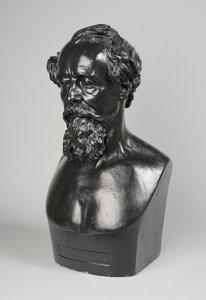 Cópia de um busto de Charles Dickens de Thomas Woolner