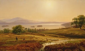 Manhã no Lago Maggiore, 1860