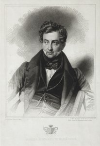 Retrato do Conde Mikhail Yuryevich Vilyegorsky 1788-1856, início da década de 1830