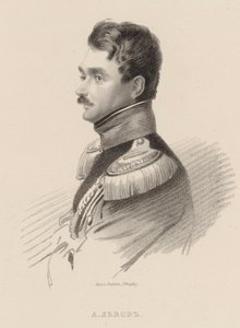 Retrato do compositor Alexei Fyodorovich Lvov 1798-1870.
