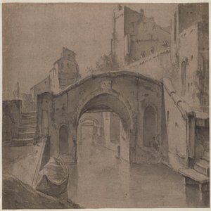Ponte sobre um canal de Thomas Wyck