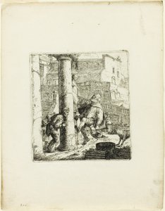O mendigo cego enganado por Lazarilho de Thomas Wyck