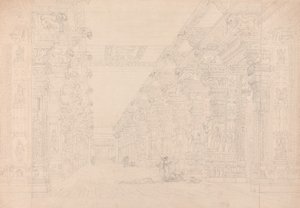 Tremal Naigs Choultry, Madura, julho de 1792 (ver também 195090) de Thomas und William Daniell