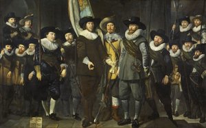 Guarda Cívica do III Distrito de Amsterdã, sob o Comando do Capitão Allaert Cloeck e Tenente Lucas Jacobsz Rotgans, 1632 de Thomas de Keyser