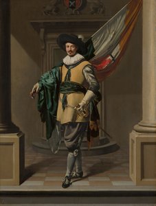 Retrato de Loef Vredericx como alferes de Thomas de Keyser
