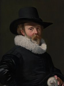 Retrato de um homem com uma concha, ca. 1625-26.