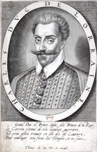 Retrato de Carlos III, duque de Lorena, por Thomas de Leu - Gallica (adaptado) de Thomas de Leu