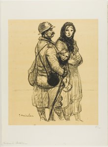 Um soldado para Pétain de Théophile Alexandre Pierre Steinlen