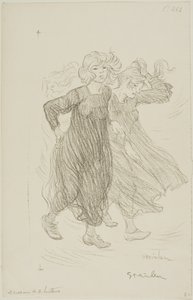 Rajada de vento de Théophile Alexandre Pierre Steinlen