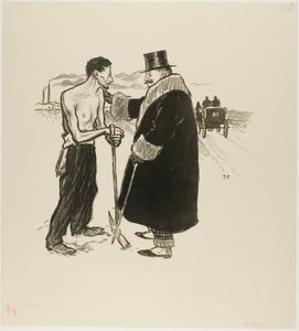 Para baixo de Théophile Alexandre Pierre Steinlen