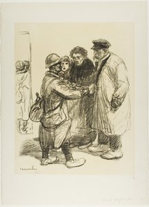 Não nos habituamos a isso de Théophile Alexandre Pierre Steinlen