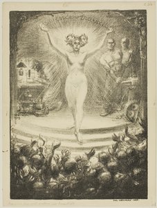Programa de uma matinée no Trocadéro de Théophile Alexandre Pierre Steinlen
