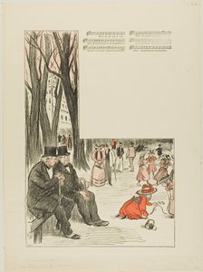 Canção dos velhos pobres de Théophile Alexandre Pierre Steinlen