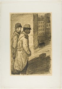 Cães vadios de Théophile Alexandre Pierre Steinlen