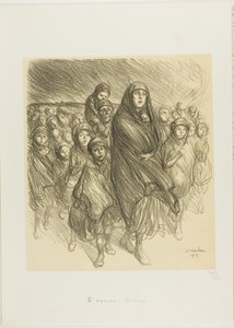 O êxodo belga de Théophile Alexandre Pierre Steinlen