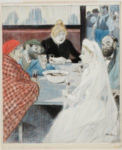 A noiva de Théophile Alexandre Pierre Steinlen