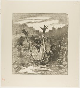 O grito das ruas! de Théophile Alexandre Pierre Steinlen