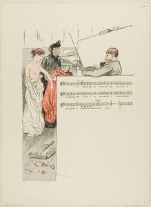 O pequeno modelo de Théophile Alexandre Pierre Steinlen