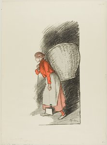 O apanhador de trapos de Théophile Alexandre Pierre Steinlen