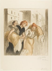 O regresso da lavandaria de Théophile Alexandre Pierre Steinlen