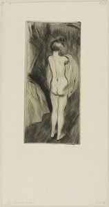 Mulher de pé de Théophile Alexandre Pierre Steinlen