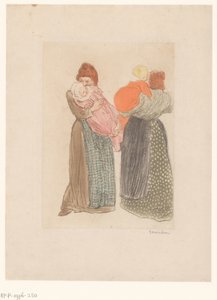Duas mães com filhos
Les deux mères de Théophile Alexandre Steinlen (signed by artist)