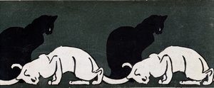 Cats by Steinlen de Théophile Alexandre Steinlen