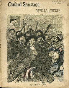 Ilustração de Steinlen (1859-1923) para a Capa do Pato Selvagem de Théophile Alexandre Steinlen