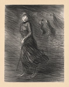 Na rua (Dans la Rue) de Théophile Alexandre Steinlen