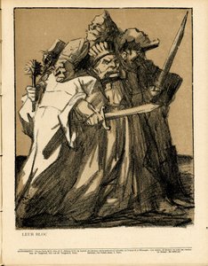 A Placa de Manteiga, número 357, de cor satírica de Théophile Alexandre Steinlen