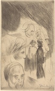 Placa de esboço, 1902. de Théophile Alexandre Steinlen