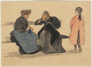 Três figuras de Théophile Alexandre Steinlen