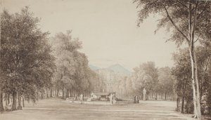 Fra Villa Reale (agora Villa Nazionale) em Nápoles